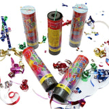 Tun de Confetti, Vivimall, Party Popper 20 cm, Model Panglici din Folie, Multicolor - vivimall.ro