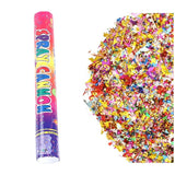 Tub De Confetti, Clasic, Confetii Asortate Din Plastic, Eliberare Prin Rasucire