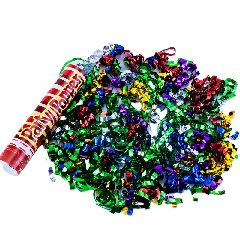 Konfetti cső, Party Popper, Műanyag Szalag Konfetti