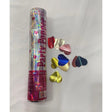 Tub de Confetti, Vivimall, Party Popper, 20x5 cm, Confetii Inimioare din Aluminiu, Multicolor - vivimall.ro