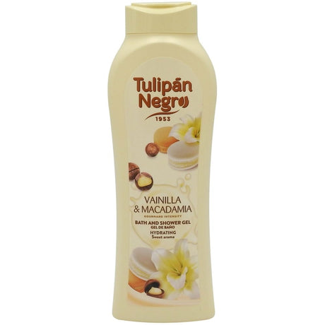 Gel de Dus, TULIPAN, Negro Vanilla Macadamia, 650 ml - vivimall.ro