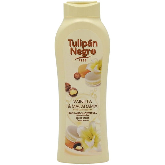 Gel de Dus, TULIPAN, Negro Vanilla Macadamia, 650 ml - vivimall.ro