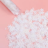 Tun de Confetti, Vivimall, 30 cm, Model Fulgi de Zapada din Hartie, Ambalaj din PET, Alb - vivimall.ro