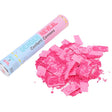 Tun Confetti, Vivimall, Model Gender Reveal, Confetti Cannons, 40 cm, Ambalaj din Carton, Eliberare prin Rasucire, Roz - vivimall.ro