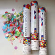Tun de Confetti, 40 cm. Vivimall, Model Konffetti Shooter, Paiete din Hartie, Multicolor - vivimall.ro