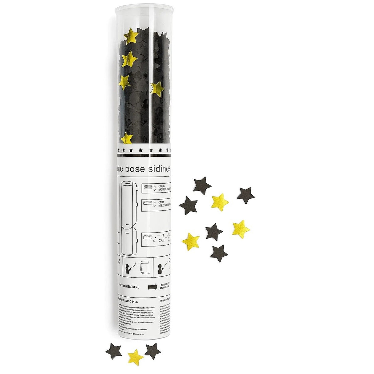 Tun De Confetti, 40 Cm, Ambalaj Pet - vivimall.ro
