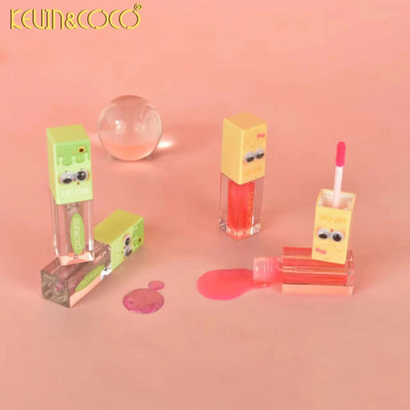 Ulei de Buze, Kevin&Coco, Lip Oil, Hidratant si Lucios, Efect Natural, Textura Usoara, Non-Lipicios, 27.1 g, 8.2 x 2 x 2 cm, Verde - vivimall.ro