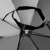 Umbrela de Cap, Vivimall, Diametru 69 cm, Banda Elastica de Cap, Protectie UV/Ploaie, Albastru Safir - vivimall.ro