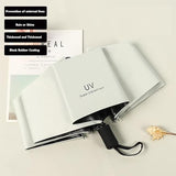 Umbrela de Ploaie Unisex, Flippy, cu Protectie UV Soare, Rezistenta la Vant si Ploaie, Pliabila, din Vinil si Otel, 96 x 67 cm, Bej deschis - vivimall.ro