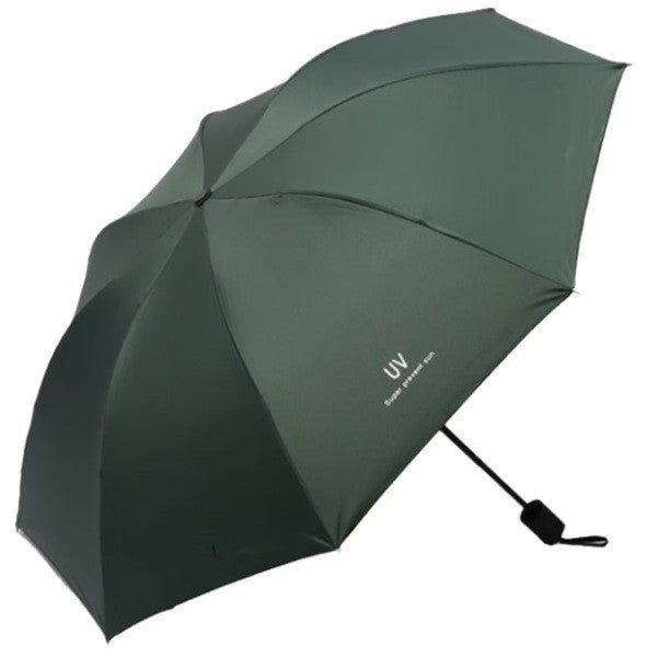Umbrela, Vivimall, Protectie UV Soare, Protectie Ploaie, Pliabila, din Vinil si Otel, 96 x 67 cm, Verde - vivimall.ro