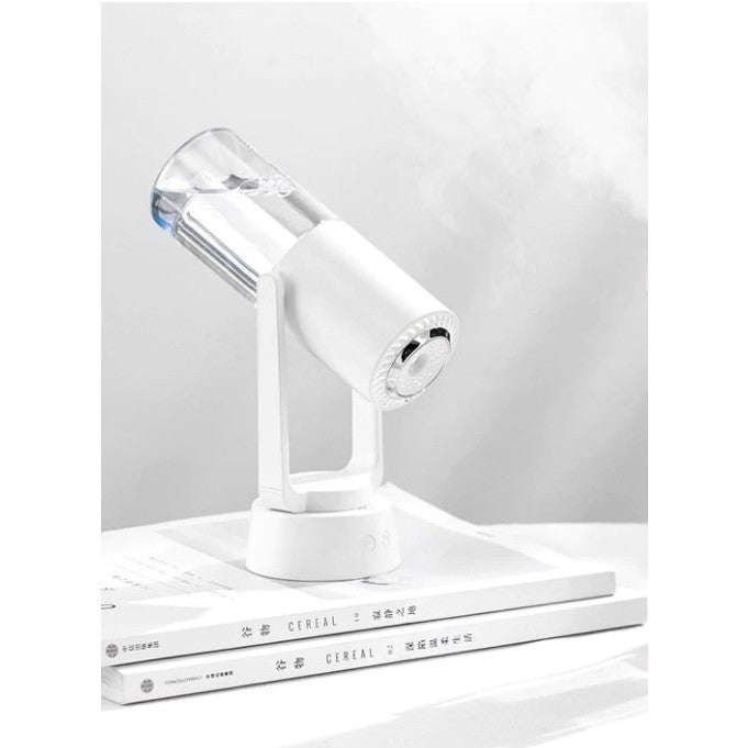 Hordozható ultrahangos légtisztító és párásító LED-del | AeroLuxe