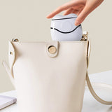 Unghiera Electrica, Vivimall, Aparat de Tuns Unghiile pentru Copii si Adulti, Portabila cu 2 Baterii AA, Zgomot redus 50 db, 7.4 x 7.3 x 3 cm, Alba - vivimall.ro