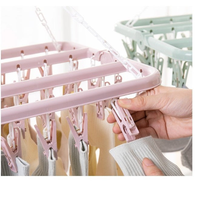Uscator De Rufe 32 De Cleme, Plastic, Pliabil, Rotire 360 Grade, 32X32 Cm - vivimall.ro