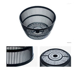 Uscator Manual pentru Salata si Verdeturi, Vivimall, Plastic, 20x20x25 cm, Capacitate 5L, Negru - vivimall.ro