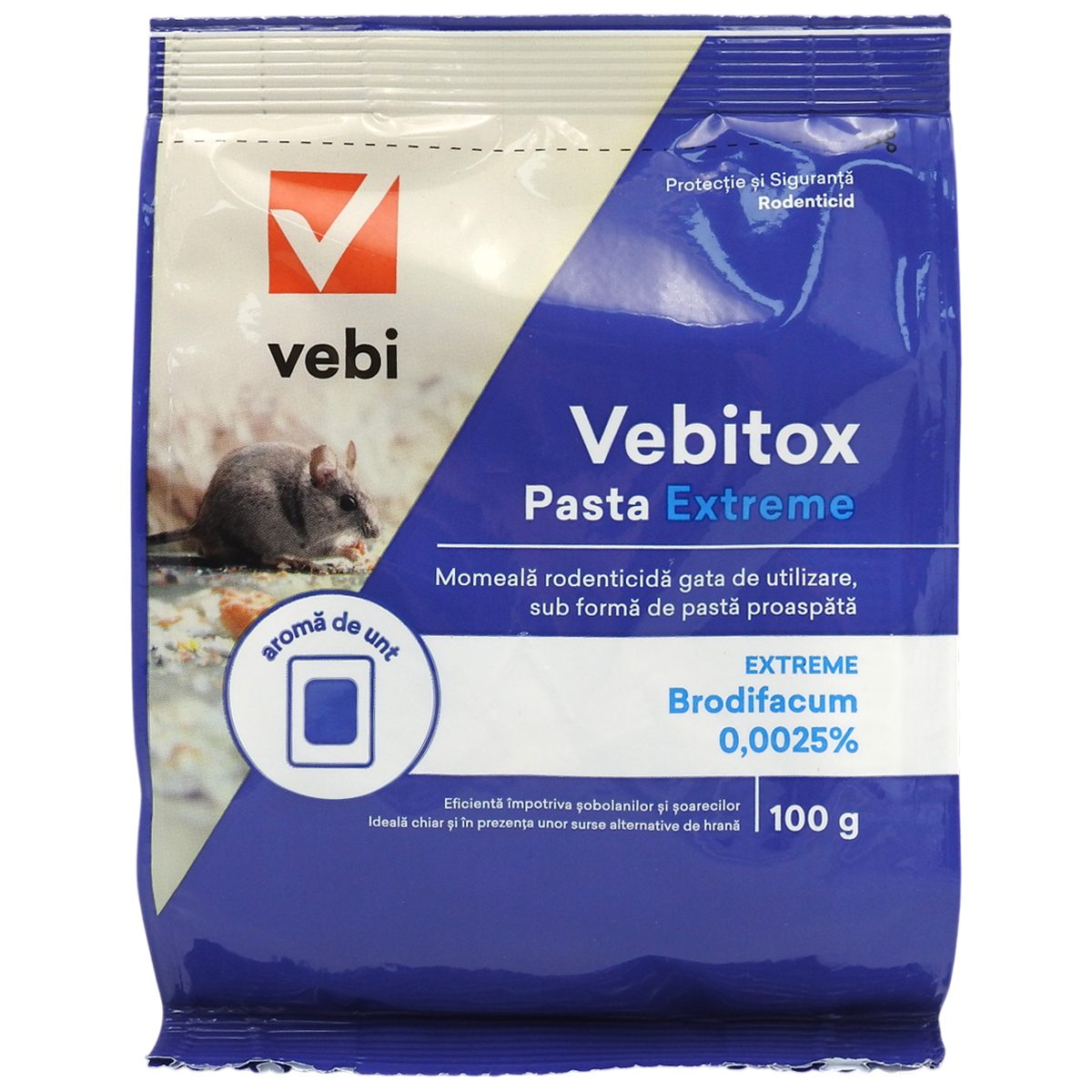Vebitox Rágcsálóirtó Paszta Extreme 100 g