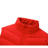 Vesta cu Incalzire, Flippy, Unisex, 2 Zone de Incalzire, Umplutura Bumbac, 3 Trepte de Temperatura, Incarcare USB, Rosu, 65 - 75 kg, Marime XXL - vivimall.ro