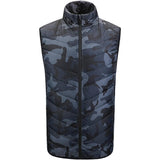 Vesta cu Incalzire, Flippy, Unisex, 2 Zone de Incalzire, Umplutura Bumbac, 3 Trepte de Temperatura, Incarcare USB, Albastru,  65 - 75 kg, Marime XXL - vivimall.ro