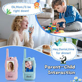 Set 2 Walkie-Talkie pentru Copii, Vivimall, Roz si Albastru, Text in Engleza - vivimall.ro