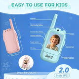 Set 2 Walkie-Talkie pentru Copii, Vivimall, Roz si Albastru, Text in Engleza - vivimall.ro