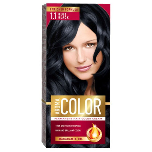 Hajfesték, Aroma Color, 1/1 Kékesfekete