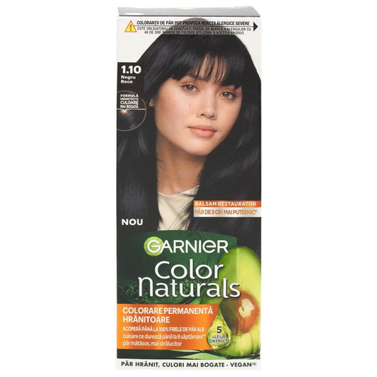 Hajfesték, Garnier Color Naturals, 1.1 Hideg Fekete