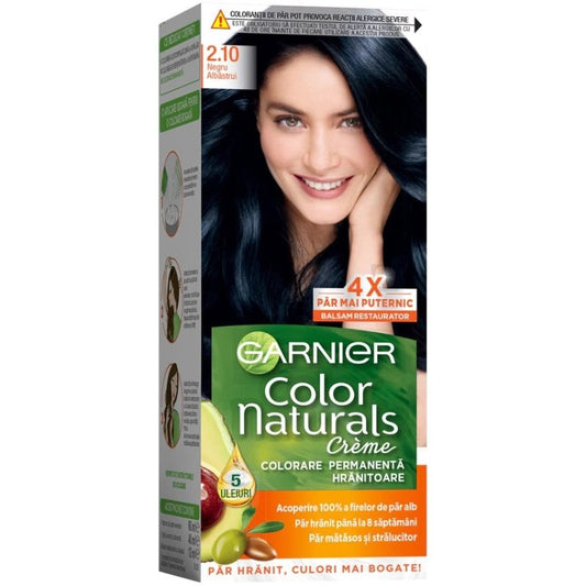 Hajfesték, Garnier Color Naturals, 2/10 Kékes Fekete