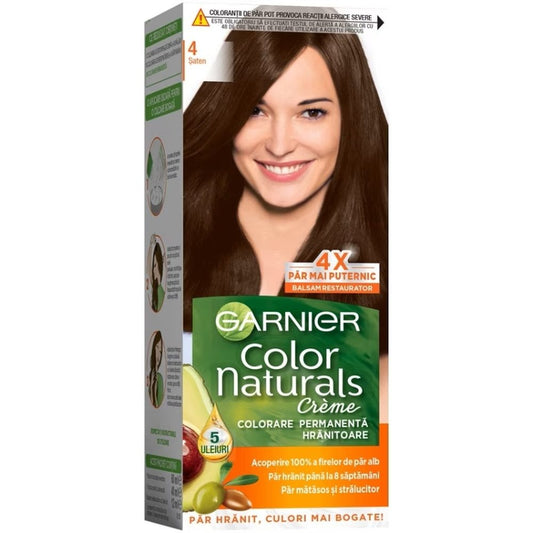 Hajfesték, Garnier Color Naturals, 4 Barna