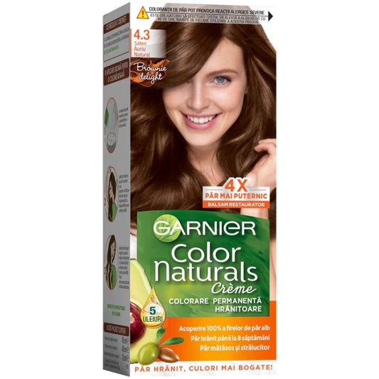 Hajfesték, Garnier Color Naturals, 4/3 Aranybarna