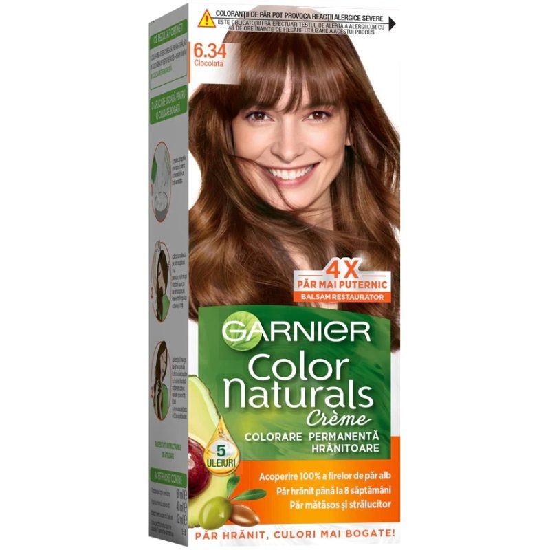 Hajfesték, Garnier Color Naturals, 6/34 Csokoládé