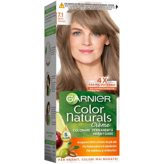 Hajfesték, Garnier Color Naturals, 7/1 Hamvas Szőke
