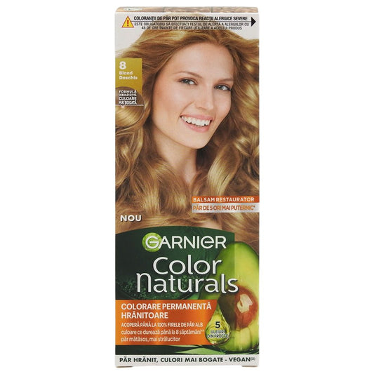 Hajfesték, Garnier Color Naturals, 8 Világos Szőke