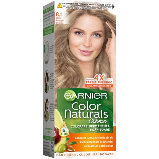 Hajfesték, Garnier Color Naturals, 8.1 Világos hamvasszőke