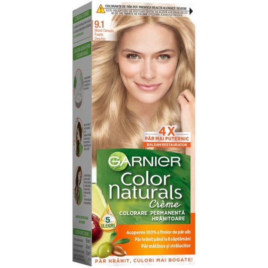 Hajfesték, Garnier Color Naturals, 9/1 Nagyon Világos Hamvasszőke