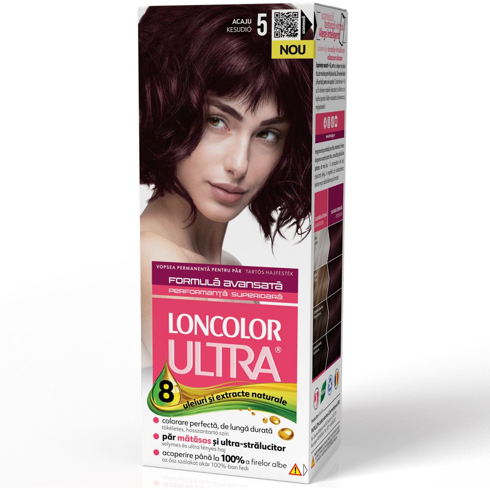 Hajfesték, Loncolor Ultra, 5 Mahagóni