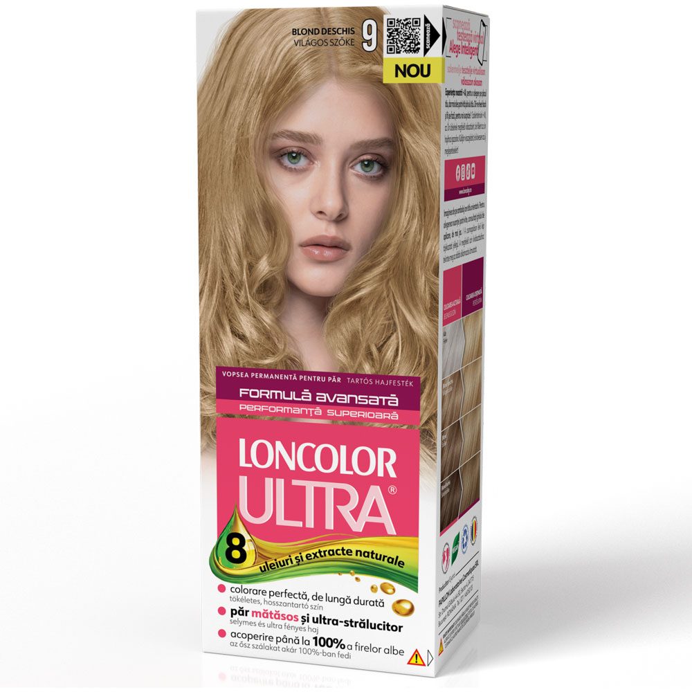 Hajfesték, Loncolor Ultra, 9 Világos Szőke