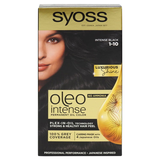 Hajfesték, Syoss, Oleo 1/10 Intense Black