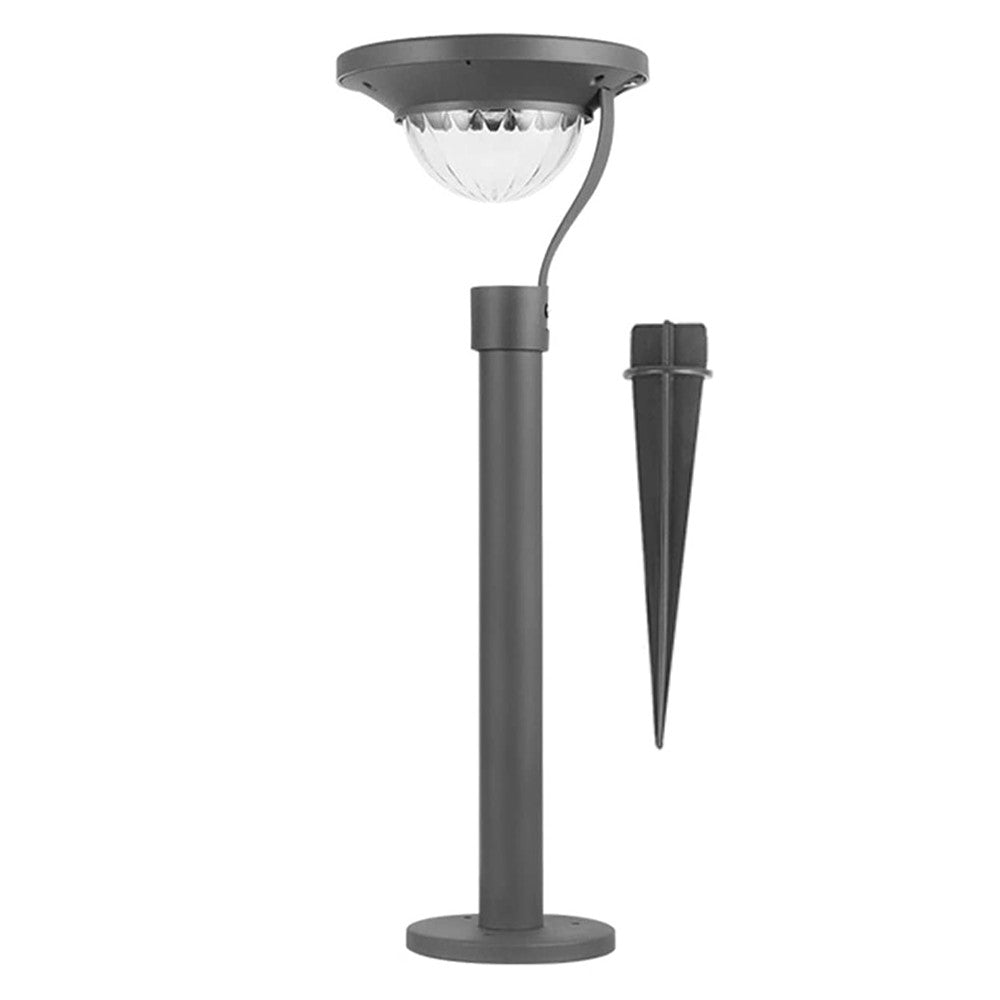 Lampa solara LED cu 2 moduri de fixare, IP65, material ABS, baterie 4.5 V, 200 mah, 450 Lumeni, 42.5 x 15 cm, alb cald, - vivimall.ro