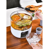 Dozator de apa Vivimall, 3 compartimente rotative, capacitate mare de 3l, alb - vivimall.ro
