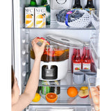 Dozator de apa Vivimall, 3 compartimente rotative, capacitate mare de 3l, alb - vivimall.ro