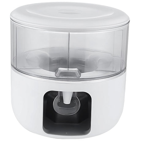 Dozator de apa Vivimall, 3 compartimente rotative, capacitate mare de 3l, alb - vivimall.ro