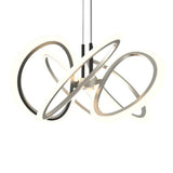 Lustra Led Suspendata Cu Telecomanda Rimini, 5 Elemente, Lumina Rece/Calda/Neutra, Dimabila - vivimall.ro