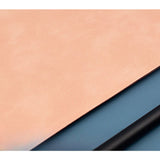 Set Agenda A5 Reutilizabila cu Pagini Tip Tabla, Agenda Pagini Albe cu Stergere Uscata, 3 Markere, 1 Burete și 1 Laveta de sters, Portabila, 24 x 16.5 cm, Coperta Piele, Roz Pal - vivimall.ro