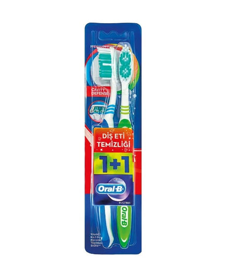 Periuță de dinți Oral-B Cavitiy Defence 1+1 - Protecție avansată împotriva cariilor
