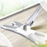 Mop Plat, Cu Sistem De Stoarcere, 2 Lavete Incluse, Lungime Telescopica 140 Cm - vivimall.ro