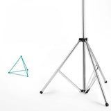 Uscator de Rufe, Vivimall, Pliabil, Telescopic, 4 Brate, din Otel Inoxidabil, Rezistent la Vreme Rea, Gri - vivimall.ro