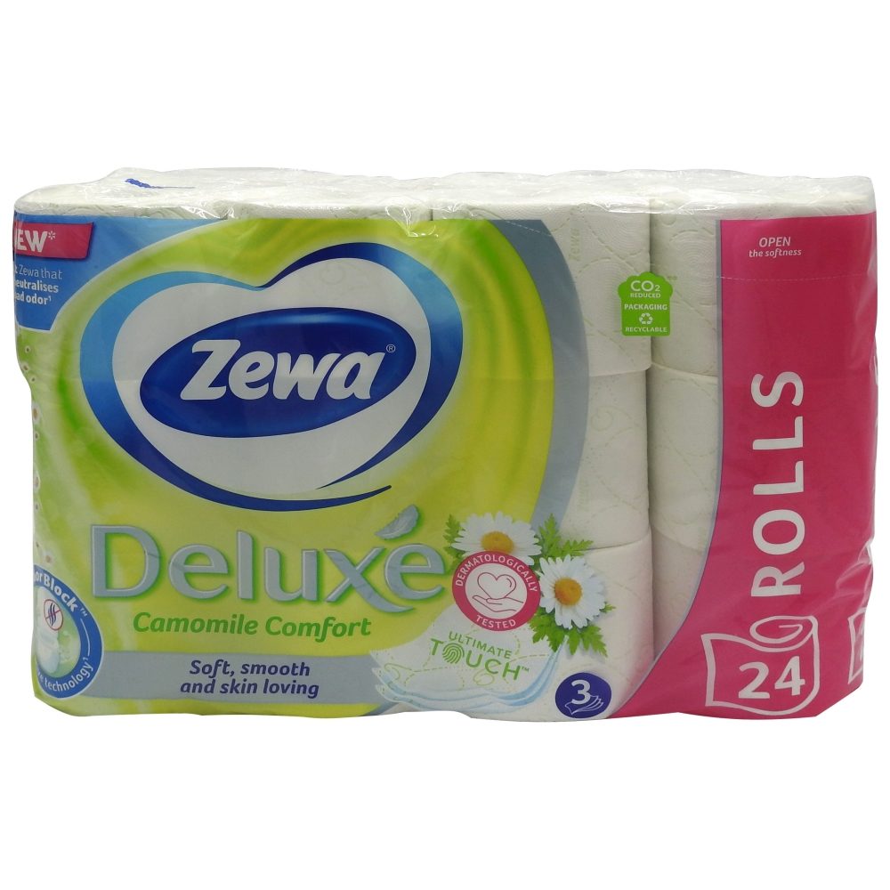 Zewa WC-papír 3 rétegű 24 tekercs Deluxe Kamilla