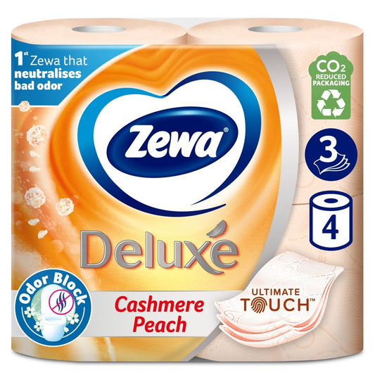 Zewa Toalettpapír 4 tekercs, 3 rétegű, Barack